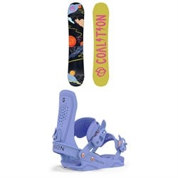Coalition Snow Myth Snowboard ​+ Union Trilogy Snowboard Bindings - Women's 2024