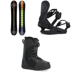 Ride Heartbreaker Snowboard ​+ CL-4 Snowboard Bindings ​+ Harper Snowboard Boots - Women's 2024