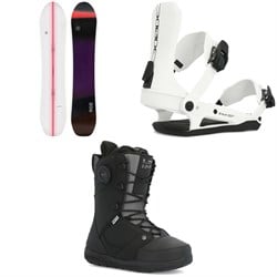 Ride Magic Stick Snowboard ​+ CL-6 Snowboard Bindings ​+ Context Snowboard Boots - Women's 2024