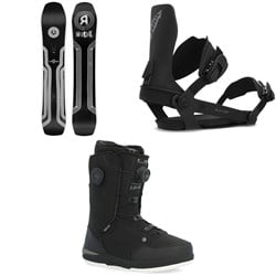 Ride Smokescreen Snowboard ​+ A-6 Snowboard Bindings ​+ Lasso Boa Snowboard Boots 2024