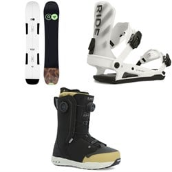 Ride Berzerker Snowboard ​+ C-8 Snowboard Bindings ​+ Lasso Pro Snowboard Boots 2024