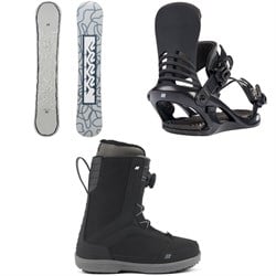 K2 First Lite Snowboard ​+ Cassette Snowboard Bindings ​+ Haven Snowboard Boots - Women's 2024