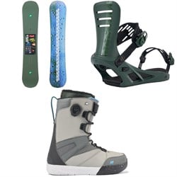K2 World Peace Snowboard ​+ Formula Snowboard Bindings ​+ Overdraft Snowboard Boots 2024