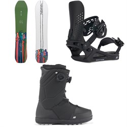 K2 Party Platter Snowboard ​+ Edition Snowboard Bindings ​+ Maysis Snowboard Boots 2024