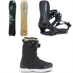 K2 Excavator Snowboard ​+ Network Snowboard Bindings ​+ Contour Snowboard Boots - Women's 2024