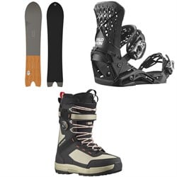 Salomon HPS - Wolle Nyvelt Fish Snowboard ​+ Highlander Snowboard Bindings ​+ Echo Lace SJ Boa Snowboard Boots 2024