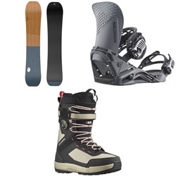 Salomon HPS - Louif Paradis Snowboard ​+ Hologram Snowboard Bindings ​+ Echo Lace SJ Boa Snowboard Boots 2024