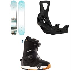 Burton Story Board Snowboard ​+ Step On Snowboard Bindings ​+ Felix Step On Snowboard Boots - Women's 2024