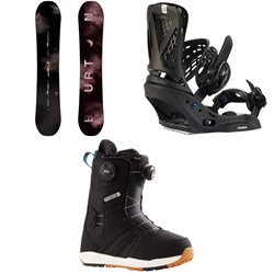 Burton Talent Scout Snowboard ​+ Escapade EST Snowboard Bindings ​+ Felix Boa Snowboard Boots - Women's 2024