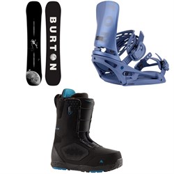 Burton Process Flying V Snowboard ​+ Cartel EST Snowboard Bindings ​+ Photon Snowboard Boots 2024