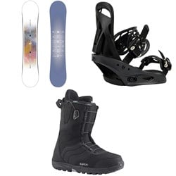 Burton Stylus Snowboard ​+ Citizen Snowboard Bindings ​+ Mint Snowboard Boots - Women's 2024