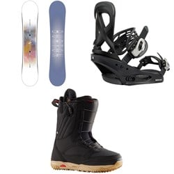 Burton Stylus Snowboard ​+ Scribe Snowboard Bindings ​+ Limelight Snowboard Boots - Women's 2025