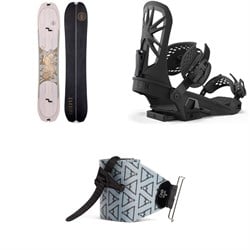 Cardiff Lynx Boundary Splitboard ​+ Union Explorer Splitboard Bindings ​+ evo x Pomoca Pro Glide Splitboard Skins