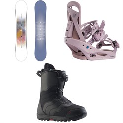 Burton Stylus Snowboard ​+ Citizen Snowboard Bindings ​+ Mint Boa Snowboard Boots - Women's 2024