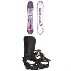 Sims Nub Snowboard 2024 ​+ Season Universal Snowboard Bindings