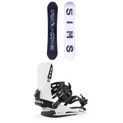 Sims The Day Snowboard ​+ Union STR Snowboard Bindings 2024