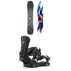 Public Snowboards Research Snowboard ​+ Union Force Classic Snowboard Bindings 2024