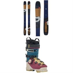 K2 Mindbender 106 C W Skis - Women's ​+ K2 Mindbender 95 BOA Alpine Touring Ski Boots - Women's 2024
