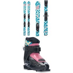 K2 Luv Bug Skis ​+ FDT 4.5 Bindings - Kids' ​+ K2 Luv Bug 1 Ski Boots - Kids' 2024