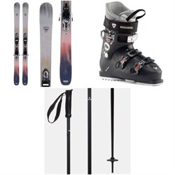 Rossignol Rallybird 90 Pro Skis ​+ Xpress 10W GW Bindings ​+ Rossignol Kelia 50 Ski Boots - Women's ​+ evo Merge Ski Poles 2024