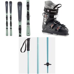 K2 Disruption 75 Skis ​+ M2 10 Quikclik Bindings ​+ Rossignol Kelia 50 Ski Boots - Women's ​+ evo Merge Ski Poles 2024