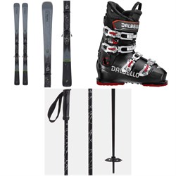 K2 Disruption 76 Skis ​+ M2 10 Quikclik Bindings ​+ Dalbello Veloce Max 75 Ski Boots ​+ evo Refract Ski Poles 2024