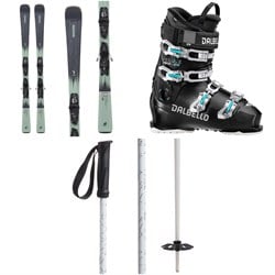 K2 Disruption 75 Skis ​+ M2 10 Quikclik Bindings ​+ Dalbello Veloce Max 65 W Ski Boots - Women's ​+ evo Refract Ski Poles 2024