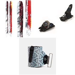 Atomic Bent 110 Skis ​+ Marker Duke PT 16 Alpine Touring Ski Bindings  ​+ evo x Pomoca Pro Glide Climbing Skins