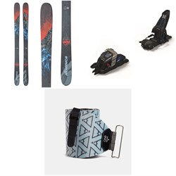 Nordica Enforcer 100 Skis ​+ Marker Duke PT 16 Alpine Touring Ski Bindings  ​+ evo x Pomoca Pro Glide Climbing Skins