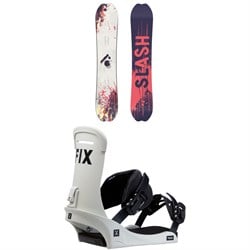 Slash Happy Place Snowboard ​+ Fix Truce Snowboard Bindings 2024