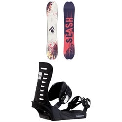 Slash Happy Place Snowboard ​+ Fix Sunset Snowboard Bindings - Women's 2024