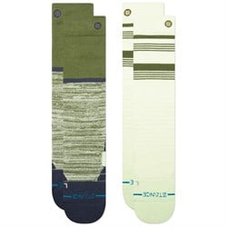 Stance Backside Mid Poly Snow Socks 2-Pack