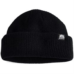 Autumn Shorty Double Roll Beanie - Black