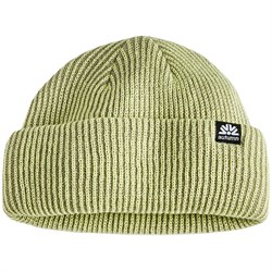 Autumn Shorty Cord Double Roll Beanie - Yellow