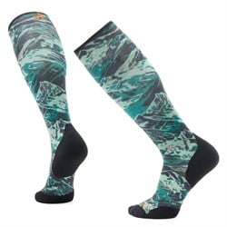 Smartwool Targeted Cushion Green Slopes Print OTC Socks