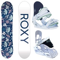 Roxy Poppy Snowboard Package - Girls' 2025