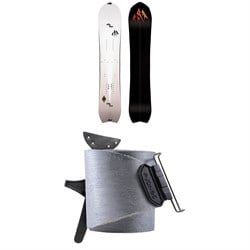 Jones Stratos Splitboard ​+ Nomad Universal Tail Clip Splitboard Skins 2025