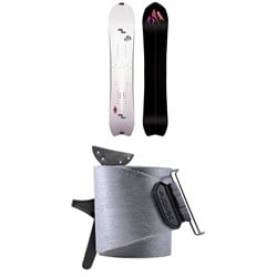 Jones Stratos Splitboard ​+ Nomad Universal Tail Clip Splitboard Skins - Women's 2024