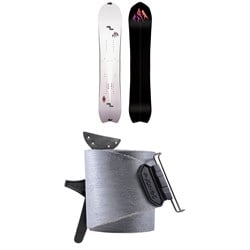 Jones Stratos Splitboard ​+ Nomad Universal Tail Clip Splitboard Skins - Women's 2025