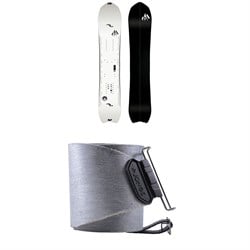 Jones Ultralight Stratos Splitboard ​+ Nomad Pro Quick Tension Tail Clip Splitboard Skins 2025