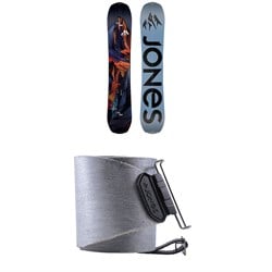 Jones Frontier Splitboard ​+ Nomad Pro Quick Tension Tail Clip Splitboard Skins 2024