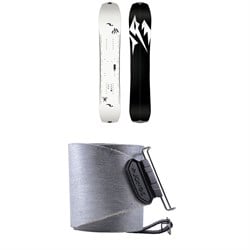 Jones Ultralight Solution Splitboard ​+ Nomad Pro Quick Tension Tail Clip Splitboard Skins 2025