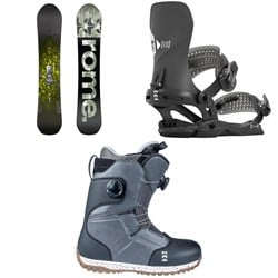 Rome Freaker Snowboard ​+ Vice Snowboard Bindings ​+ Bodega Boa Snowboard Boots 2024