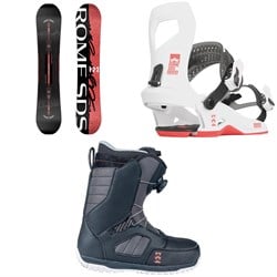 Rome Heist Snowboard ​+ Hydra Snowboard Bindings ​+ Stomp Boa Snowboard Boots - Women's 2024