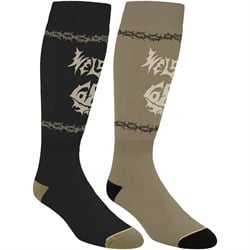 686 x Welcome 2-Pack Snowboard Socks