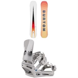 Burton Custom Flying V Snowboard ​+ Cartel X Snowboard Bindings 2024
