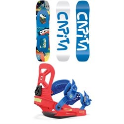 CAPiTA Micro Mini Snowboard ​+ Union Cadet Mini Snowboard Bindings - Kids' 2025