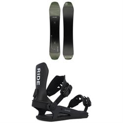 Ride Deep Fake Snowboard ​+ C-8 Snowboard Bindings 2025