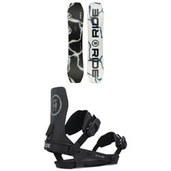 Ride Twinpig Snowboard ​+ A-6 Snowboard Bindings 2025