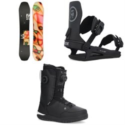 Ride Moderator Snowboard ​+ C-6 Snowboard Bindings ​+ Lasso Boa Snowboard Boots 2025